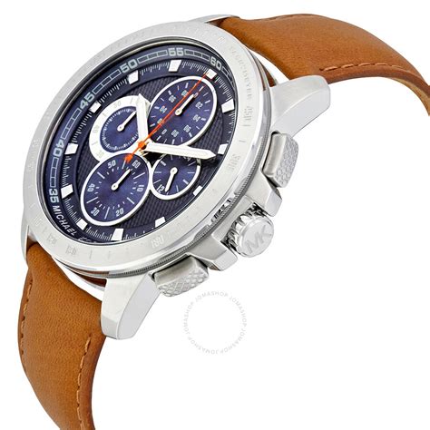 michael kors watches mk8518|Michael Kors Ryker Chronograph Analog Blue Dial Brown .